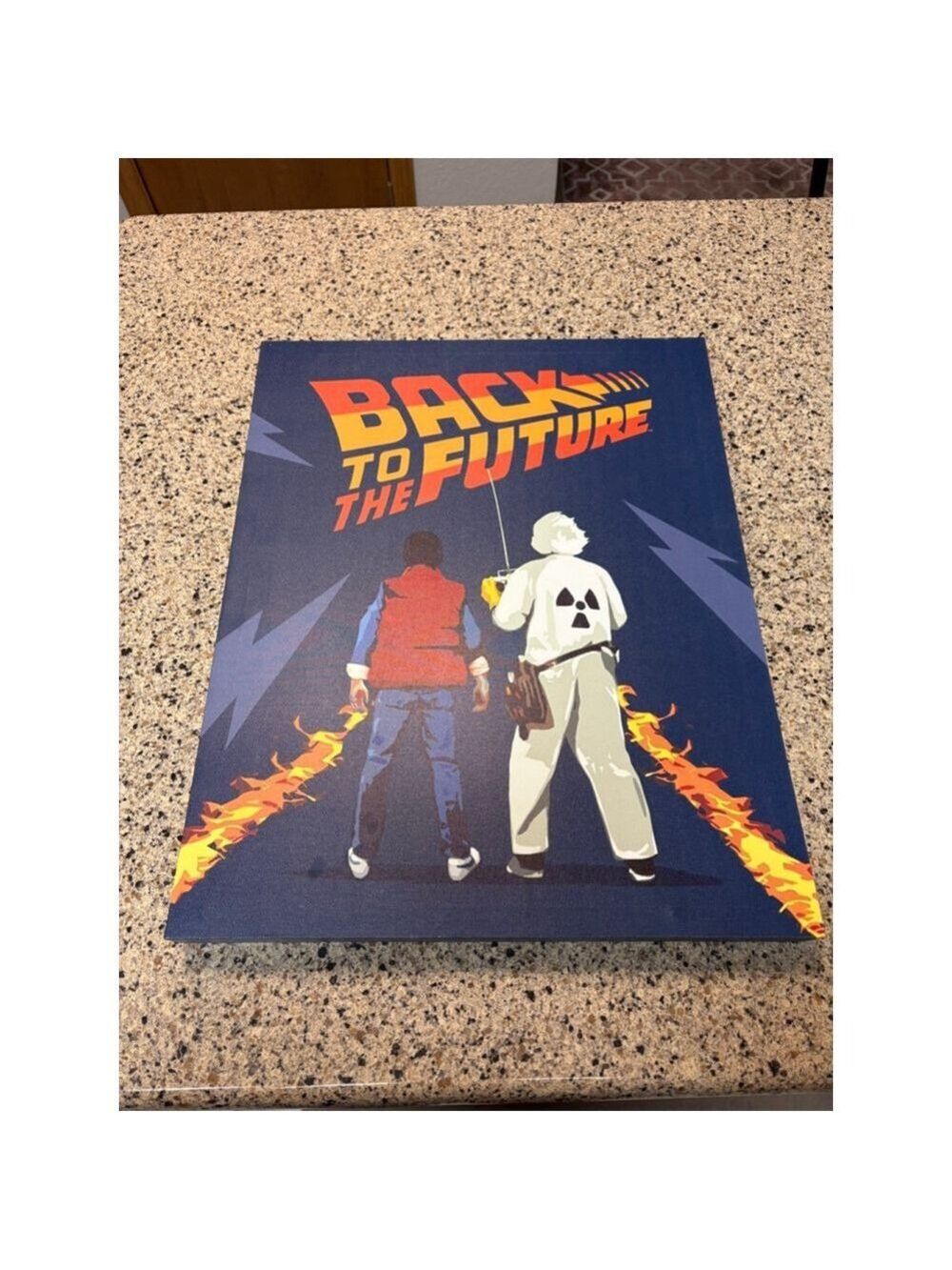 Back To The Future Canvas Pop Art Decor Steelbook Pop Creations HTF Marty McFly